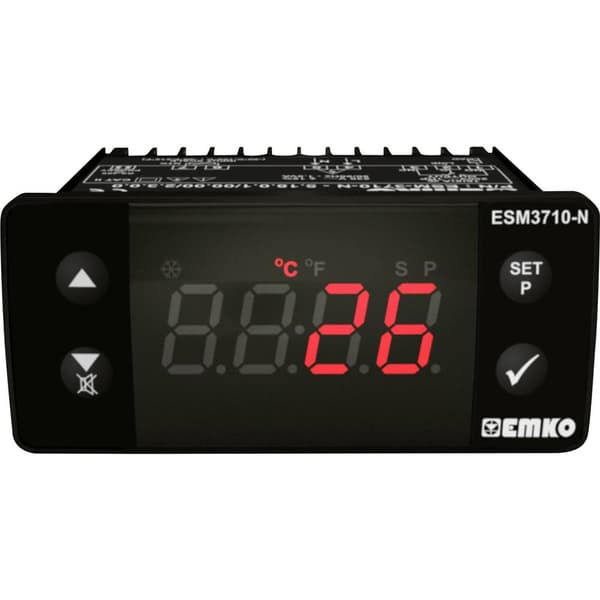Emko ESM-3710-N 2-punkts regulator Termostat PTC -50 till 130 °C Relä 16 A (L x B x H) 65 x 76 x 35 mm