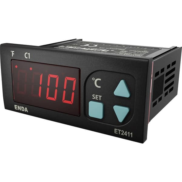 Enda ET2411-230-08 Termostat NTC -60 till 150 °C Relä 8 A (L x B x H) 71 x 77 x 35 mm