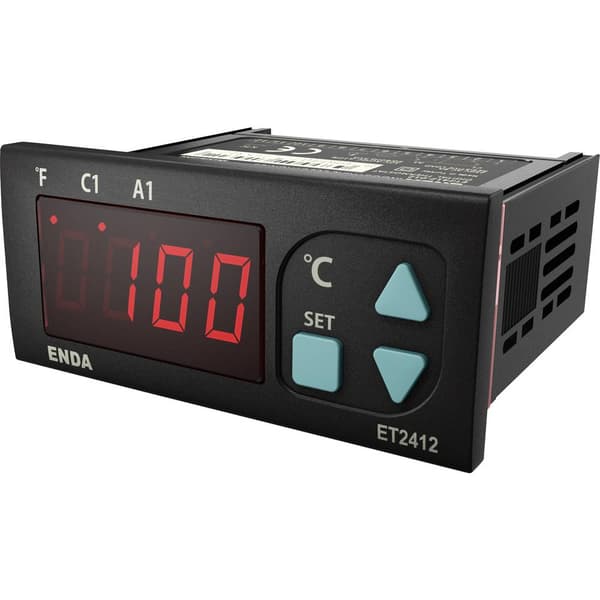 Enda ET2412-230-08 Termostat NTC -60 till 150 °C Relä 8 A (L x B x H) 71 x 77 x 35 mm