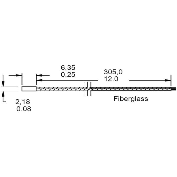 Honeywell HEL-707-T-0-12-00 HEL-707-T-0-12-00 Temperatursensor -75 till +540 °C 100 Ω