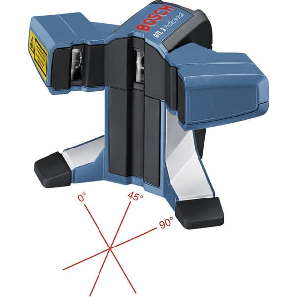 Bosch Professional GTL 3 Kakellaser Räckvidd (max.): 20 m Svart, Blå