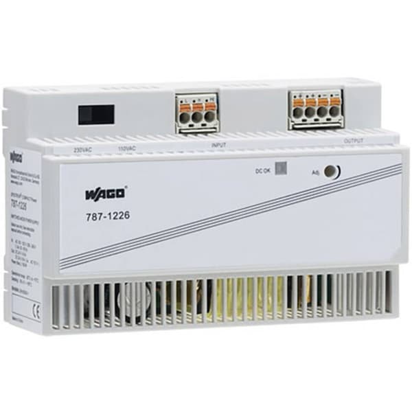 WAGO 787-1226 DIN-skena nätaggregat 24 V 6 A 144 W Antal utgångar:1 x Innehåll 1 st Grå