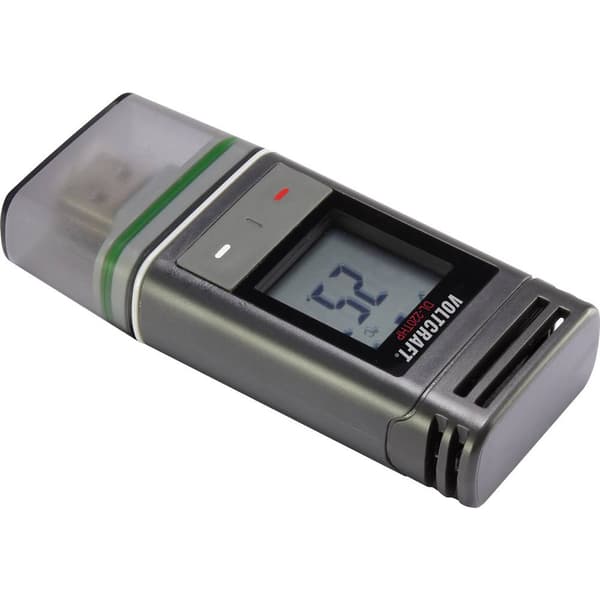 VOLTCRAFT DL-220 THP DL-220THP Temperatur-datalogger, Fukt-datalogger, Lufttryck-datalogger Uppmätt värde Temperatur, F