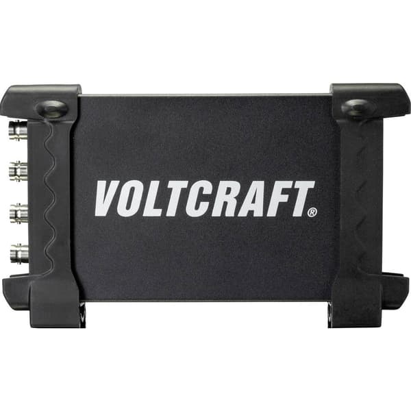 VOLTCRAFT DSO-3104 PC-oscilloskop 100 MHz 4 kanaler 250 MSa/s 16 kpts 8 Bit Digital lagring (DSO), Spectrum analysator