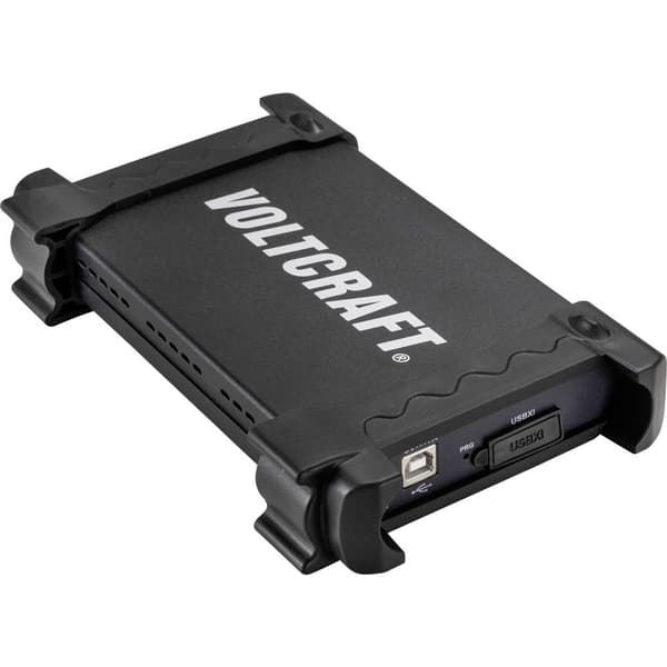 VOLTCRAFT DSO-3104 PC-oscilloskop 100 MHz 4 kanaler 250 MSa/s 16 kpts 8 Bit Digital lagring (DSO), Spectrum analysator