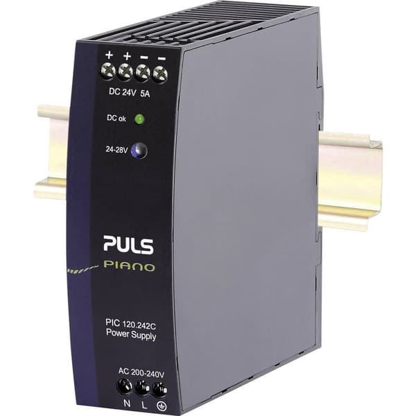 PULS Piano DIN-skena nätaggregat 24 V/DC 5 A 120 W Innehåll 1 st