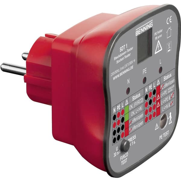 Benning SDT 1 Kontakttestare CAT III 300 V LED, LCD