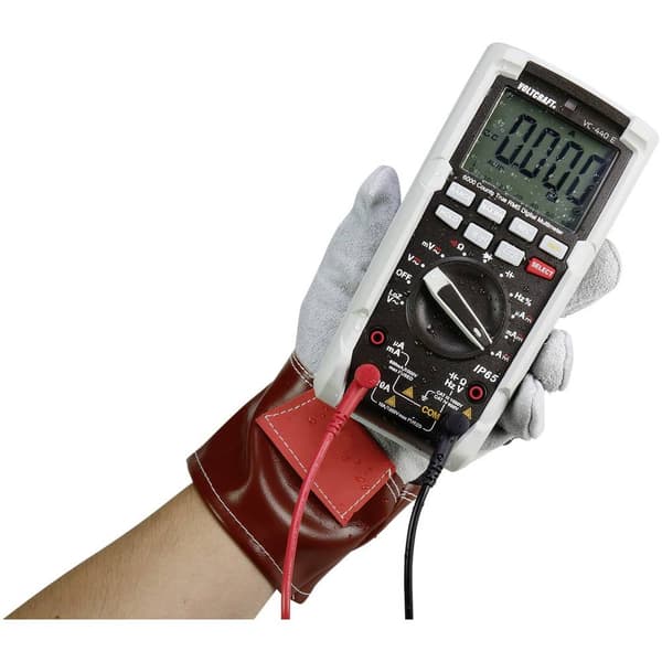 VOLTCRAFT VC-440 E Handmultimeter digital Vattenskydd (IP65) CAT III 1000 V, CAT IV 600 V Display (Beräkningar): 6000