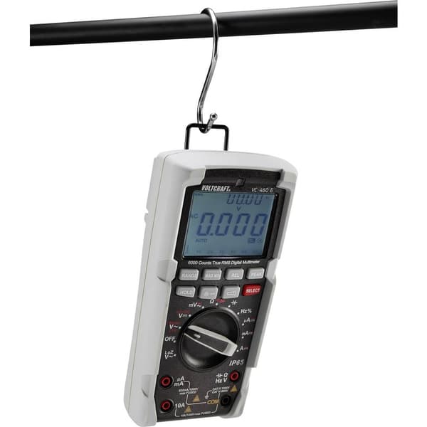 VOLTCRAFT VC-460 E Handmultimeter digital Vattenskydd (IP65) CAT III 1000 V, CAT IV 600 V Display (Beräkningar): 6000