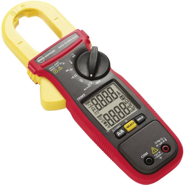 Beha Amprobe 4718989 Strömtång, Handmultimeter digital CAT III 600 V Display (Beräkningar): 6000