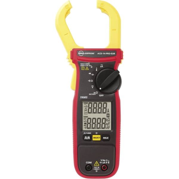 Beha Amprobe 4718989 Strömtång, Handmultimeter digital CAT III 600 V Display (Beräkningar): 6000