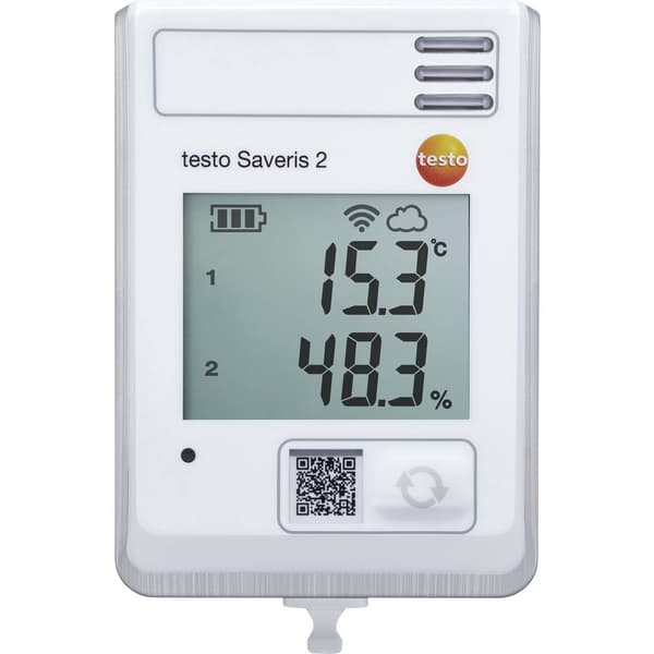 testo 0572 2034 Saveris 2-H1 Mutli-datalogger Uppmätt värde Temperatur, Fuktighet -30 till 50 °C 0 till 100 % rF