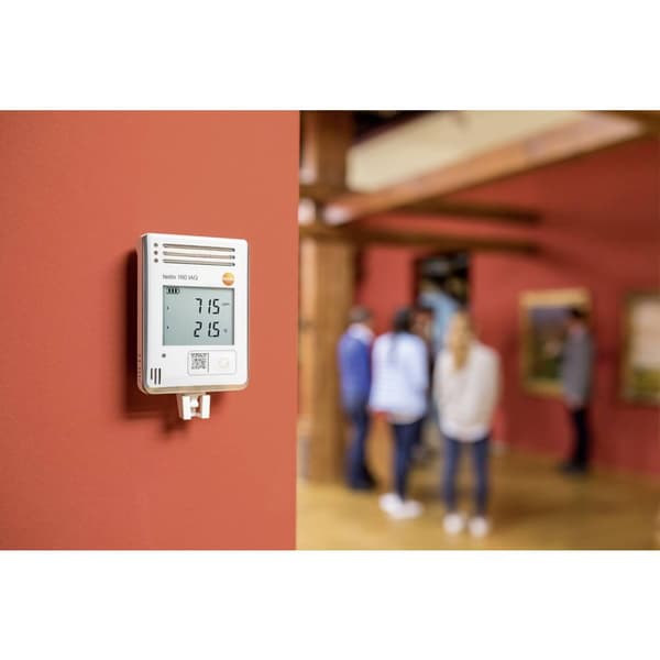 testo 0572 2014 0572 2014 Mutli-datalogger Uppmätt värde CO2, Lufttryck, Temperatur, Fuktighet 0 till +50 °C 0 till 100