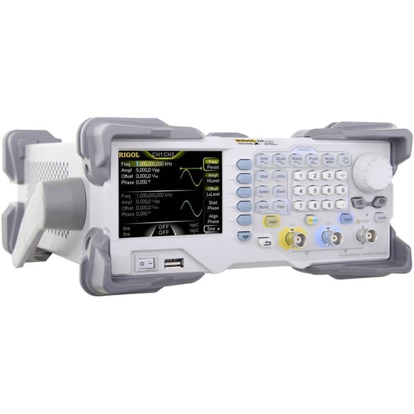 Rigol DG1022Z Funktionsgenerator nätdriven 1 µHz - 25 MHz 2 kanaler Sinus, Fyrkant (value.1376410), Triangel (value.137