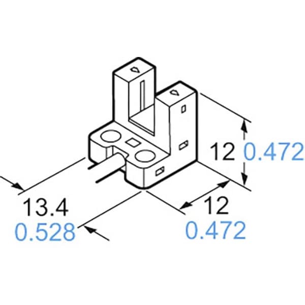 Panasonic Gaffel-fotodetektor PM-L25-C3 PM-L25-C3 L-typ ljusomkoppling, mörkomkoppling 5 - 24 V/DC 1 st