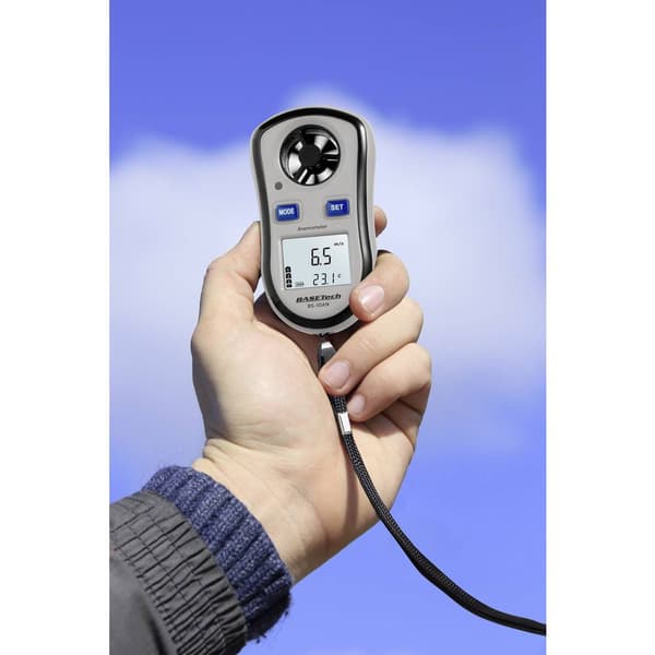 Basetech BS-10AN Anemometer 0.1 till 30 m/s med temperaturmätning