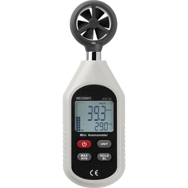 VOLTCRAFT AN-10 Anemometer 0.3 till 30 m/s Magnetimpeller