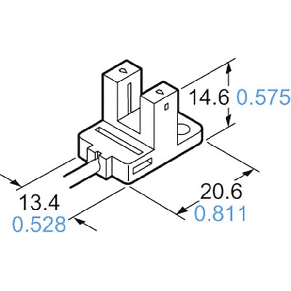 Panasonic Gaffel-fotodetektor PM-Y45-P PM-Y45-P Y-typ ljusomkoppling, mörkomkoppling 5 - 24 V/DC 1 st