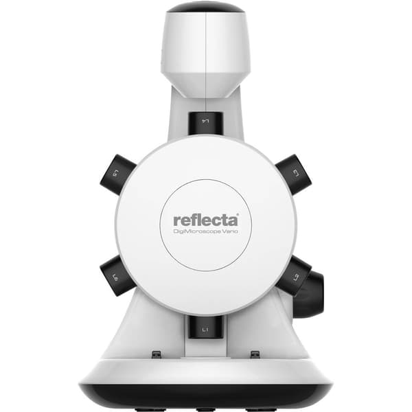 Reflecta 66145 Digitalt mikroskop 600 x infallande ljus, transmitterat ljus Vit