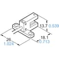 Miniatyrbild 3 av 3: Panasonic Gaffel-fotodetektor PM-T45-P PM-T45-P T-typ ljusomkoppling, mörkomkoppling 5 - 24 V/DC 1 st