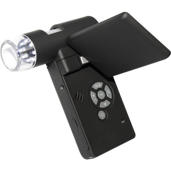 TOOLCRAFT USB-mikroskop med monitor 5 Megapixel Digital förstoring (max.): 500 x