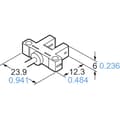 Miniatyrbild 3 av 3: Panasonic Gaffel-fotodetektor PM-K25 PM-K25 K-typ ljusomkoppling, mörkomkoppling 5 - 24 V/DC 1 st