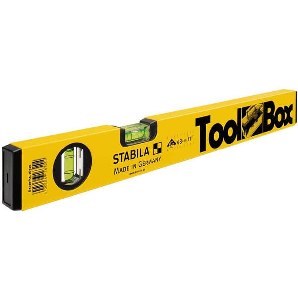 Stabila Toolbox 16320 Vattenpass Lättmetall 43 cm 0.5 mm/m