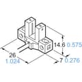 Miniatyrbild 3 av 3: Panasonic Gaffel-fotodetektor PM-L45 PM-L45 L-typ ljusomkoppling, mörkomkoppling 5 - 24 V/DC 1 st
