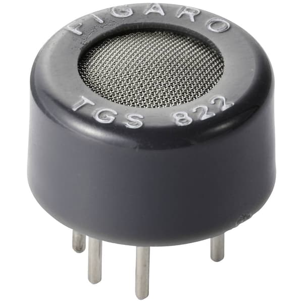 Gassensor typ 822. Figaro TGS 822 (183466) kolmonoxid, ammoniak, svaveldioxid, alkohol, bensin