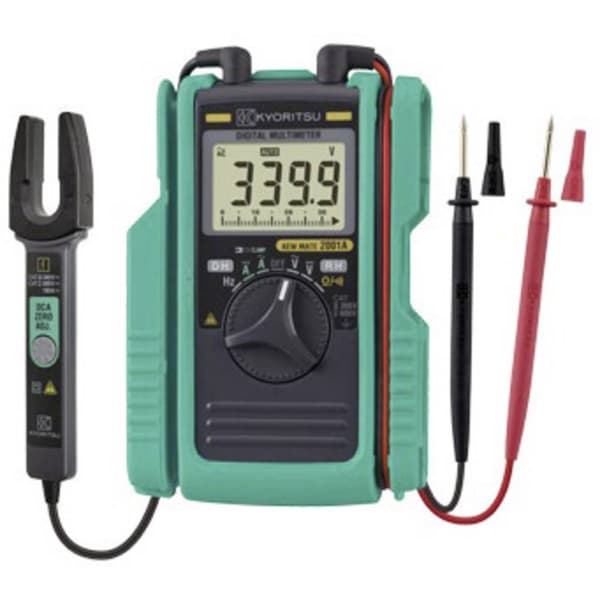 Kyoritsu KEW Mate 2001 A Handmultimeter, Strömtång digital CAT II 600 V, CAT III 300 V Display (Beräkningar): 3400