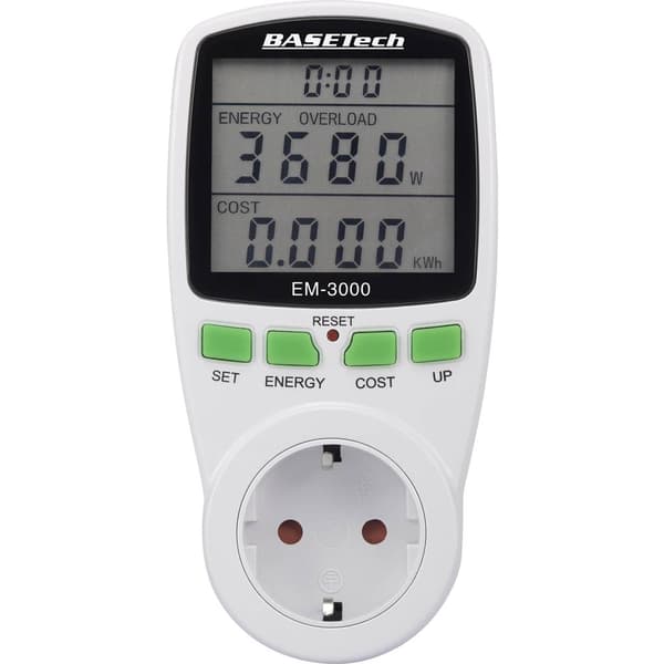 Basetech EM-3000 Energimätare Kostnadsprognos