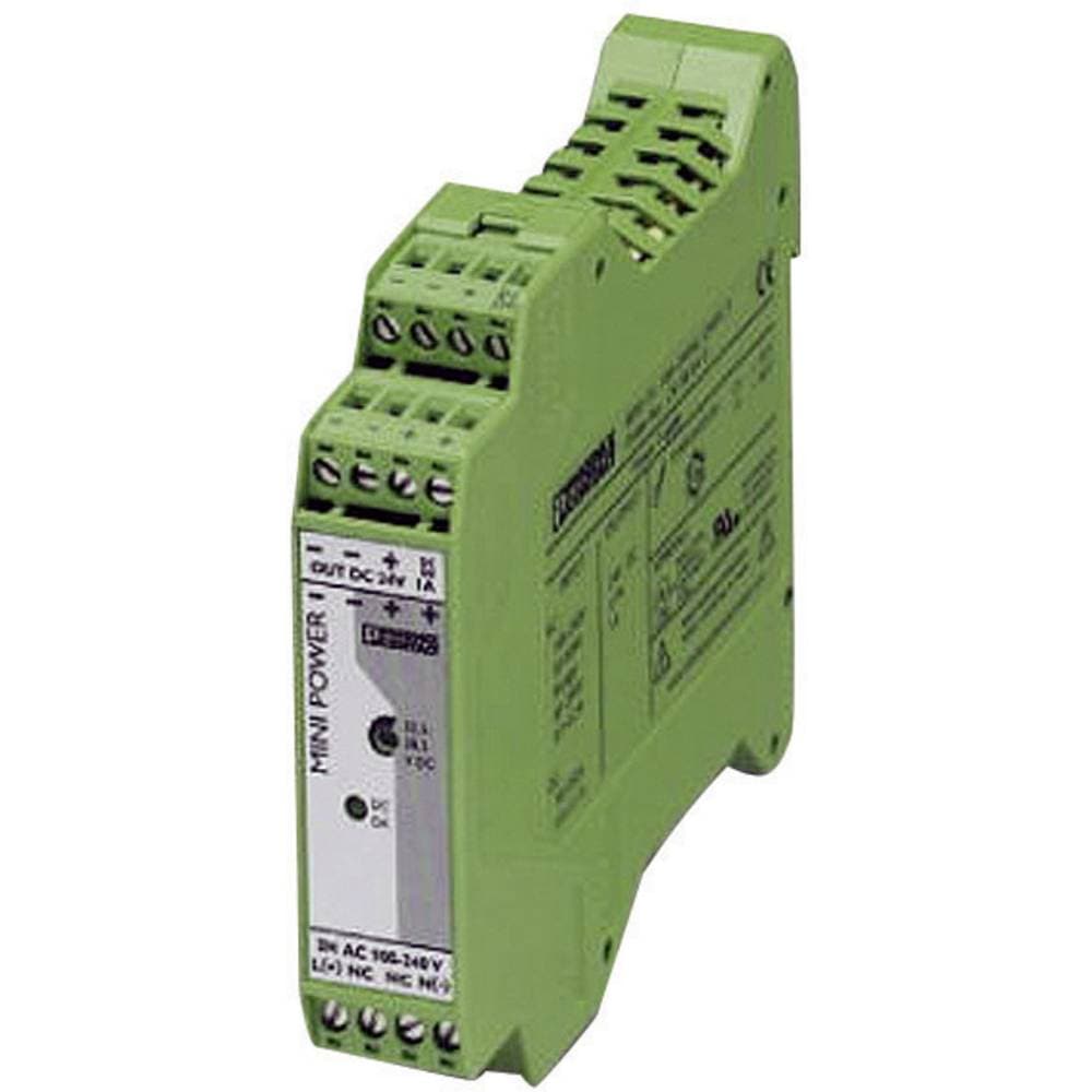 Phoenix Contact MINI-PS-100-240AC/24DC/1.3 DIN-skinne-switch-mode-strømforsyning, MINI POWER, DIN-strømforsyning 24 V/DC/1.3 A