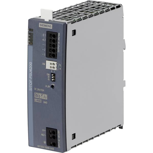 Siemens 6EP3334-7SB00-3AX0 Nätdel / Strömförsörjning 24 V 10 A 240 W Antal utgångar:1 x Innehåll 1 st
