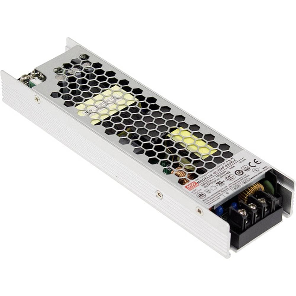 Mean Well UHP-200-24 AC/DC-integreret strømforsyning 8.4 A 25.2 V/DC Justerbar udgangsspænding