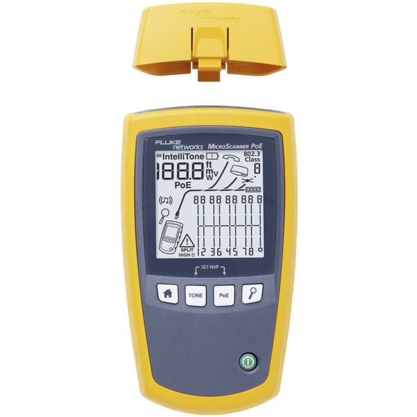 Kabelmätare 5018508 Fluke Networks MS-POE Audio/Video, Nätverk, Telekommunikation
