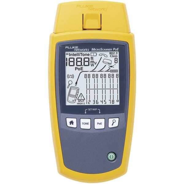 Kabelmätare 5018508 Fluke Networks MS-POE Audio/Video, Nätverk, Telekommunikation