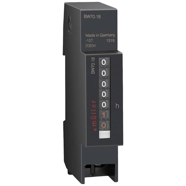 Müller BW 70.18 24V 50Hz Drifttidsmätare Rullräkneverk