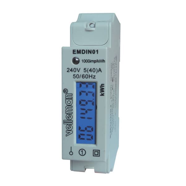 Velleman EMDIN01 Energimätare