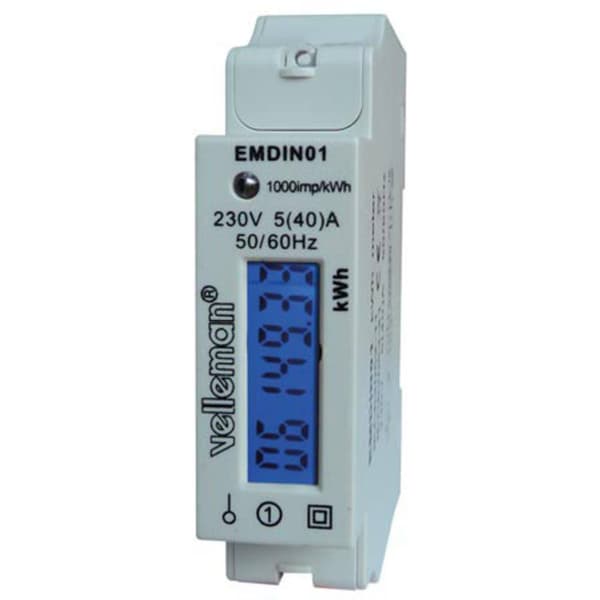 Velleman EMDIN01 Energimätare