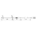 Miniatyrbild 2 av 2: Greisinger GF1T-L3-B-BNC Luftsensor -70 till +250 °C Sensortyp Pt1000