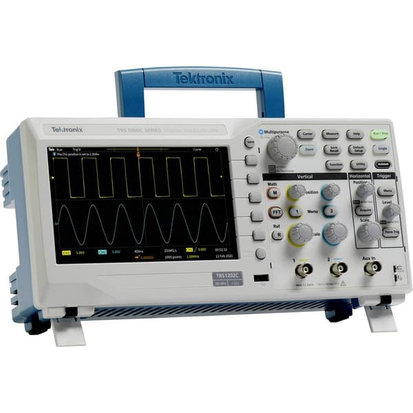 Tektronix TBS1072C Digitalt oscilloskop 70 MHz 1 GSa/s 20 kpts 8 Bit 1 st