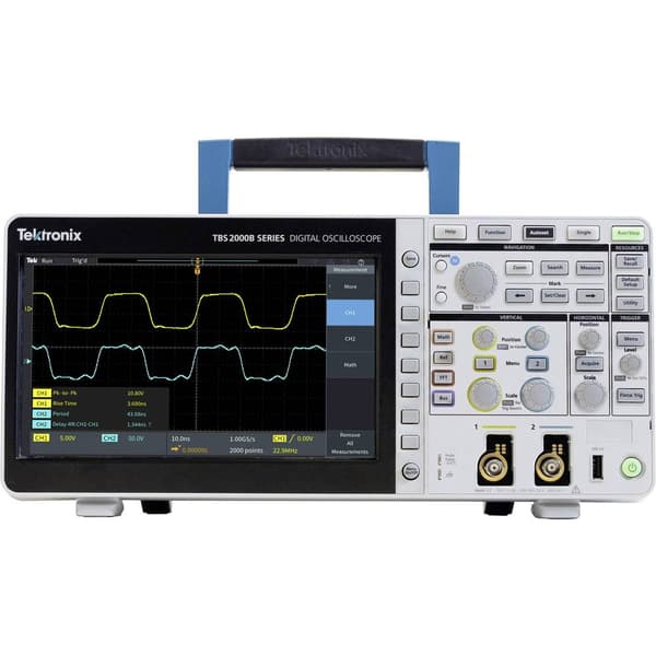 Tektronix TBS2072B Digitalt oscilloskop 70 MHz 2 GSa/s 8 Bit 1 st