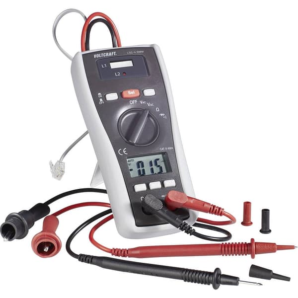 VOLTCRAFT LSG-4 Ledningssökare, signalföljare, förbindelseprovare, multimeter
