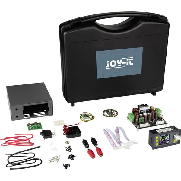 Joy-it Labor- Nätaggregat, Step Up/ Step Down 0 - 50 V 0 - 5 A 250 W USB, Skruvklämma, Bluetooth® radiostyrd, programme
