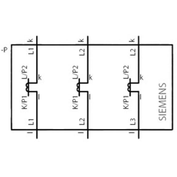 Siemens 7KT1201 7KT1201 Strömtransformator 3-fas Primärström 100 A Sekundärström 5 A Ledningsgenomföring Ø:13 mm Skruvf