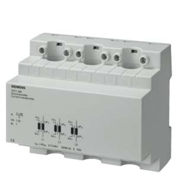 Siemens 7KT1201 7KT1201 Strömtransformator 3-fas Primärström 100 A Sekundärström 5 A Ledningsgenomföring Ø:13 mm Skruvf