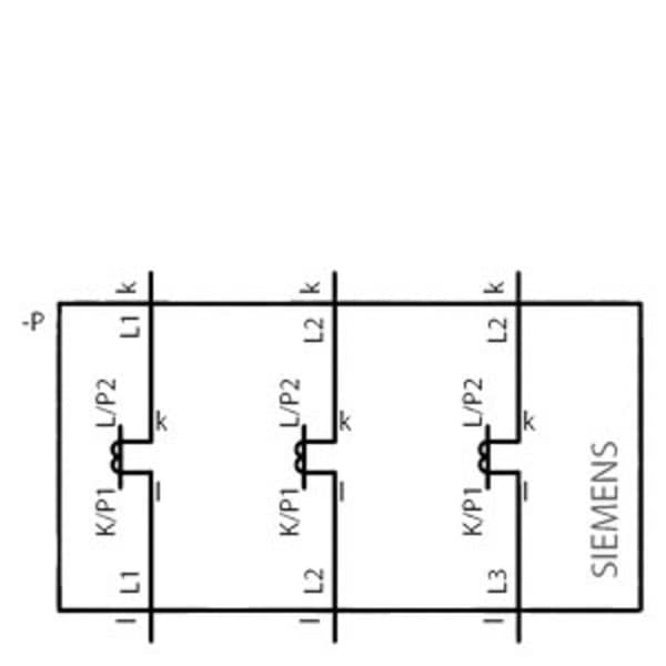 Siemens 7KT1200 7KT1200 Strömtransformator 3-fas Primärström 60 A Sekundärström 5 A Ledningsgenomföring Ø:13 mm Skruvfa