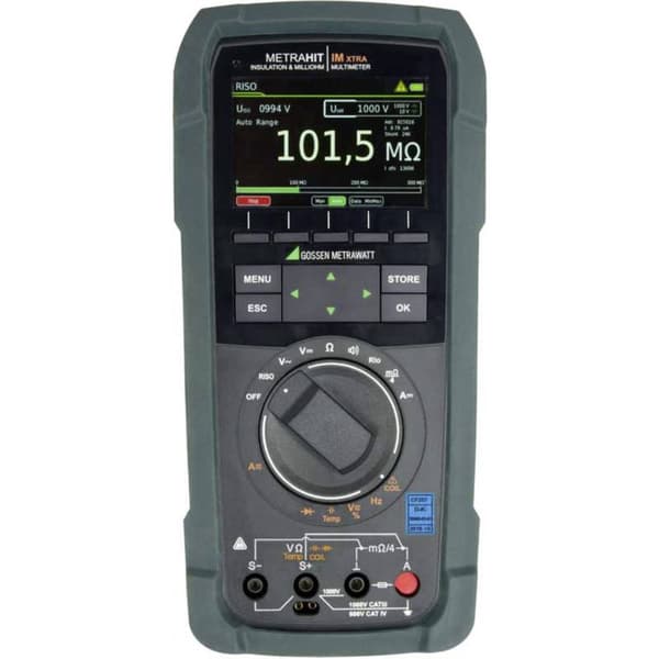 Gossen Metrawatt M273S Handmultimeter, Högprecisions-mätinstrument Kalibrerad (DAkkS) digital Datalogger CAT III 1000 V