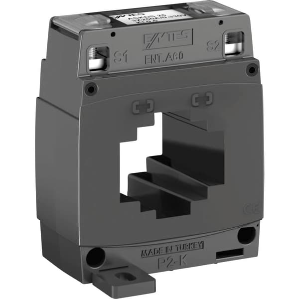 ENTES ENT.A60 600/5 ENT.A60 600/5 Strömtransformator Primärström 600 A Sekundärström 5 A Ledningsgenomföring Ø:40 mm Sk