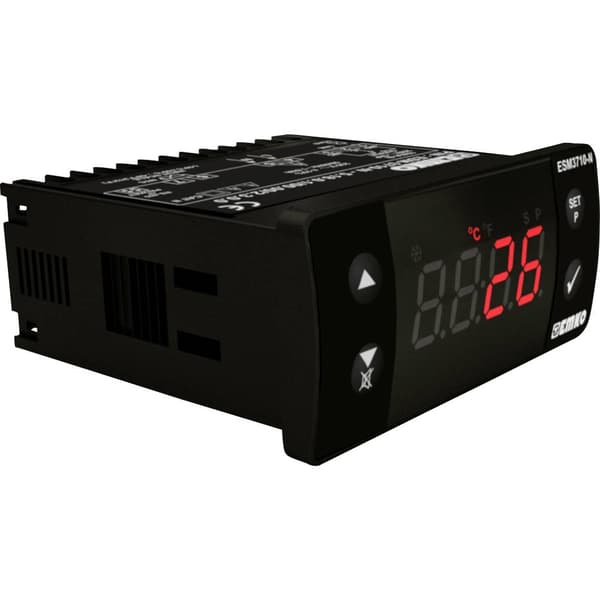Emko ESM-3710-N.5.10.0.1/00.00/2.0.0.0 2-punkts regulator Termostat K 0 till 999 °C Relä 16 A (L x B x H) 65 x 76 x 35